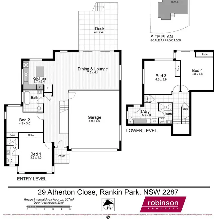 Floorplan of Homely house listing, 29 Atherton Close, Rankin Park NSW 2287