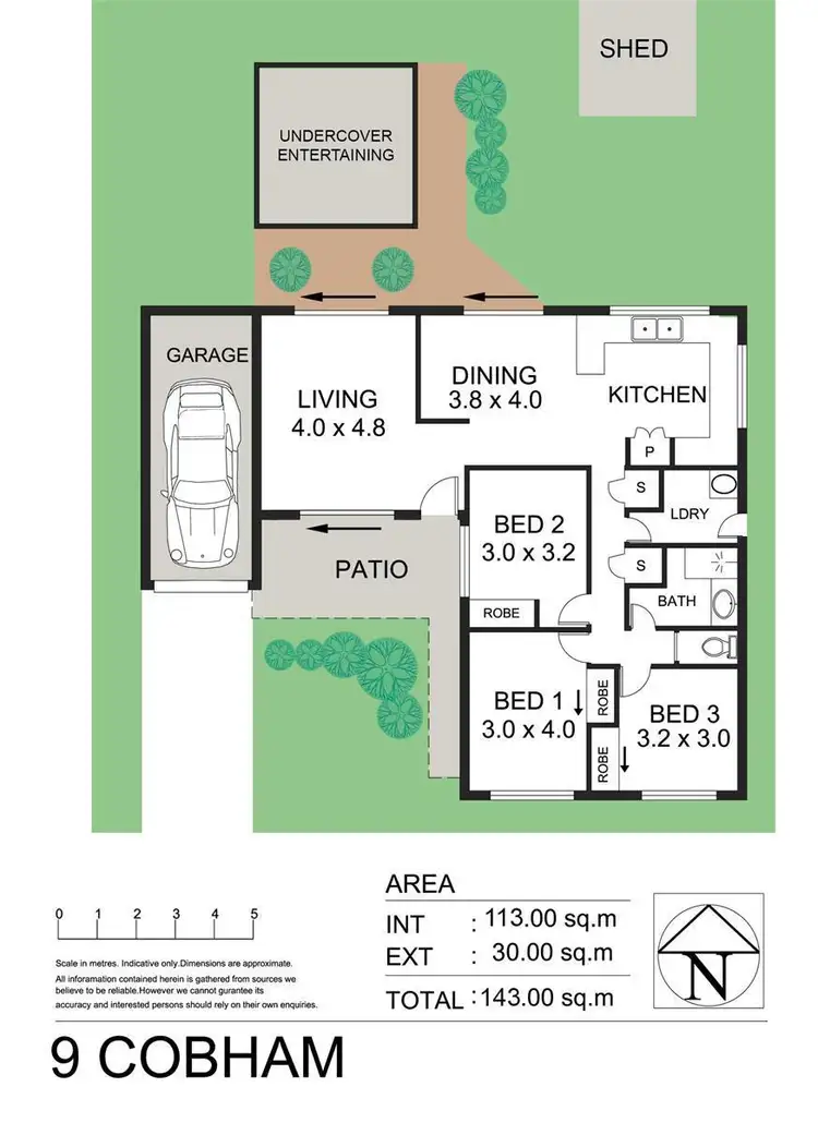 Floorplan of Homely house listing, 9 Cobham Crescent, Kirwan QLD 4817