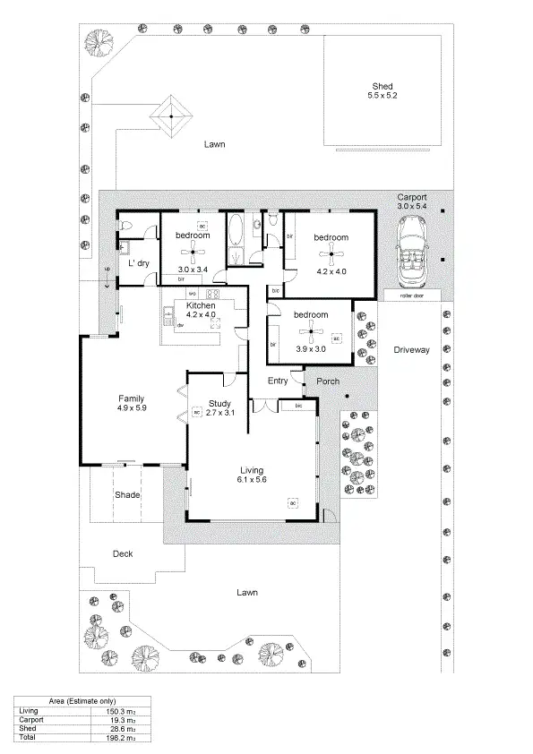Floorplan of Homely house listing, 15 Mayfair Drive, West Beach SA 5024