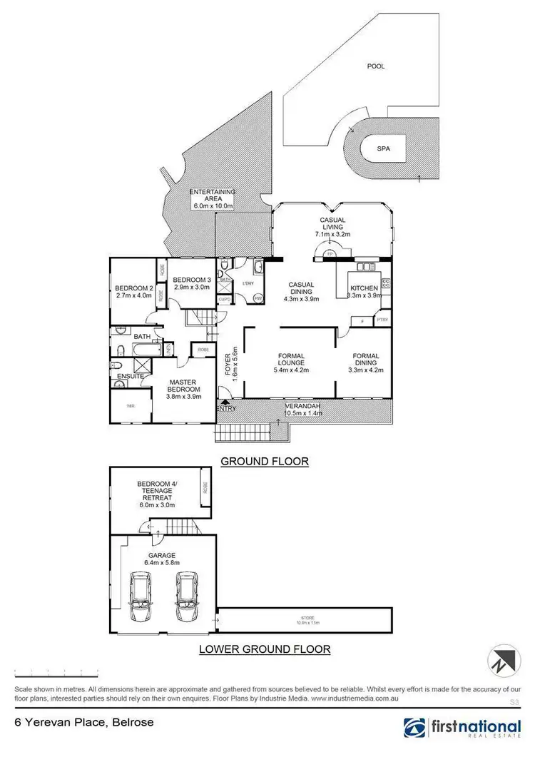 Floorplan of Homely house listing, 6 Yerevan Place, Belrose NSW 2085