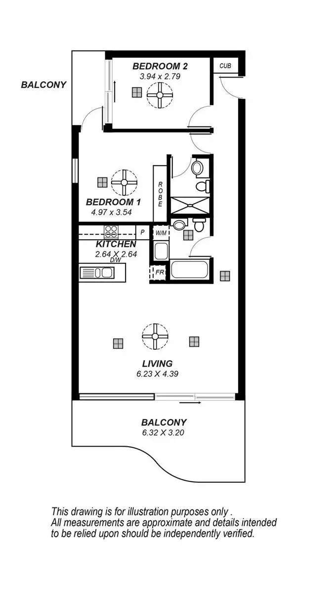 Floorplan of Homely apartment listing, 14/2 - 4 South Esplanade, Glenelg SA 5045
