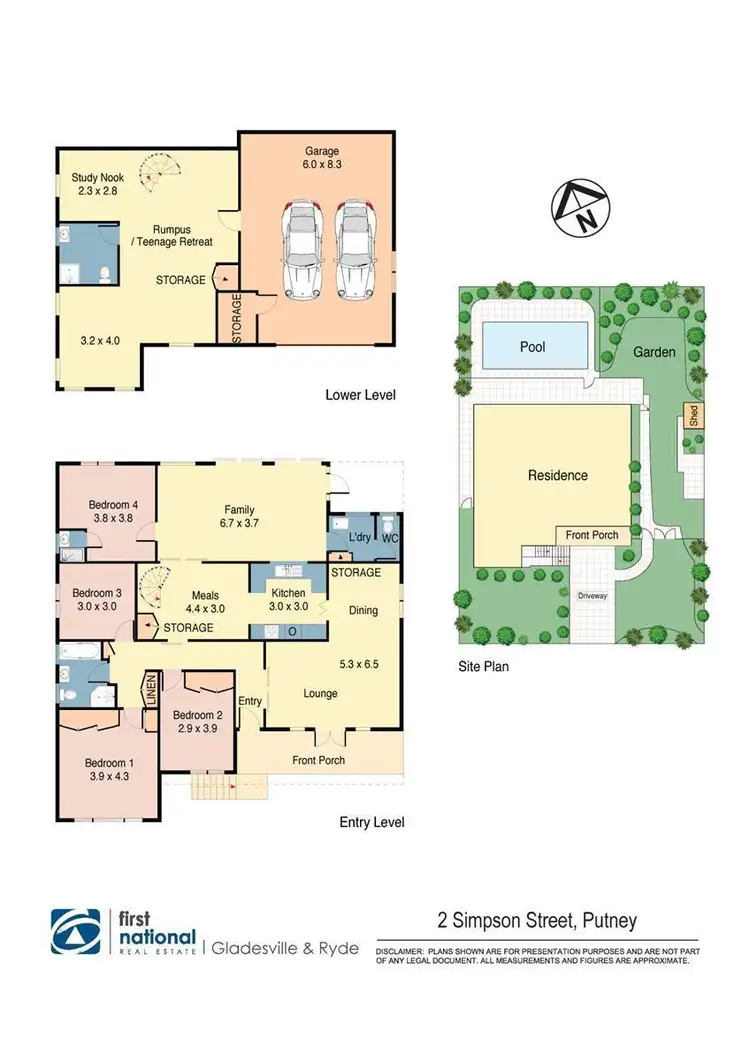 Floorplan of Homely house listing, 2 Simpson Street, Putney NSW 2112
