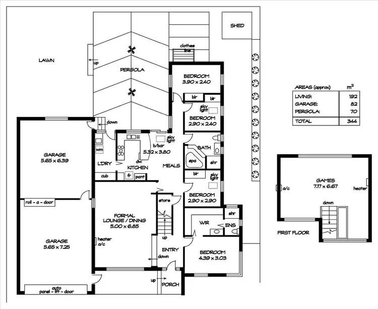 Floorplan of Homely house listing, 12 Puringa Road, Dernancourt SA 5075