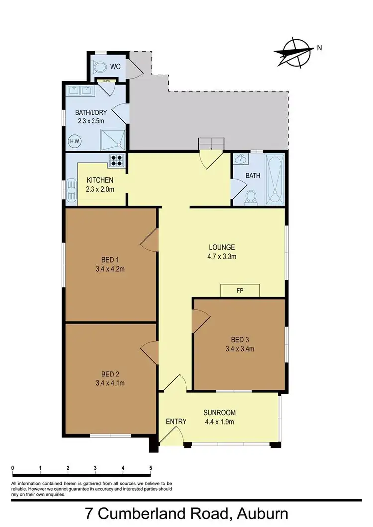 Floorplan of Homely house listing, 7 Cumberland Road, Auburn NSW 2144