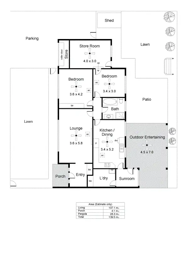 Floorplan of Homely house listing, 22 Baker Street, Somerton Park SA 5044