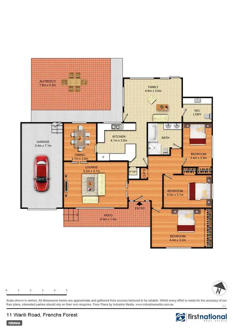 Floorplan of Homely house listing, 11 Warili Road, Frenchs Forest NSW 2086