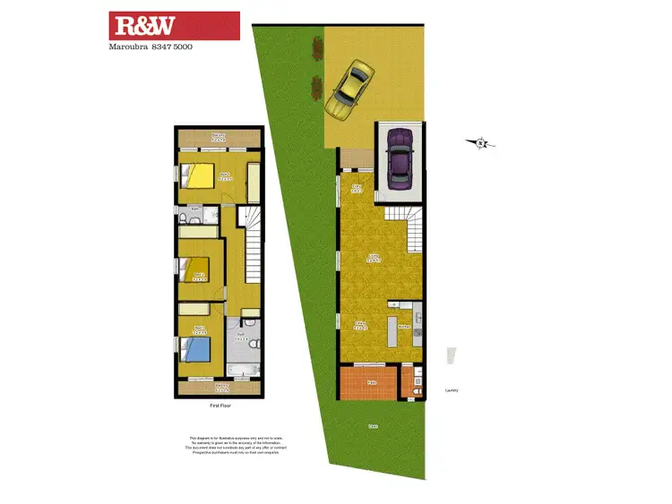 Floorplan of Homely semi-detached listing, 2 Gainford Avenue, Matraville NSW 2036