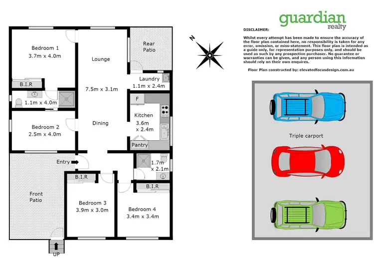 Floorplan of Homely house listing, Address available on request