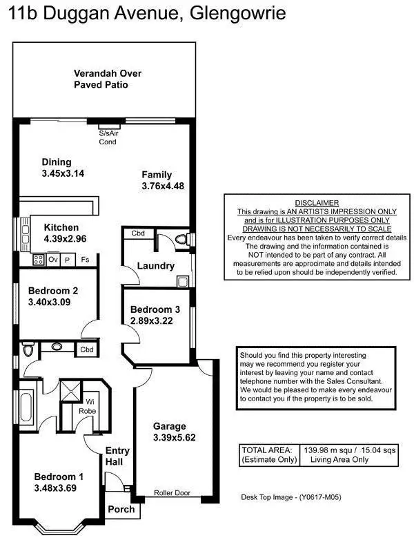 Floorplan of Homely house listing, 11B Duggan Avenue, Glengowrie SA 5044
