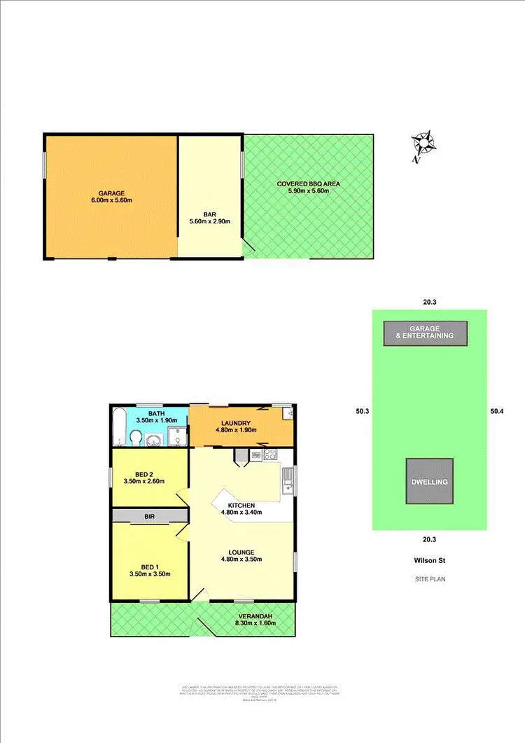 Floorplan of Homely house listing, 16 Wilson Street, West Wallsend NSW 2286