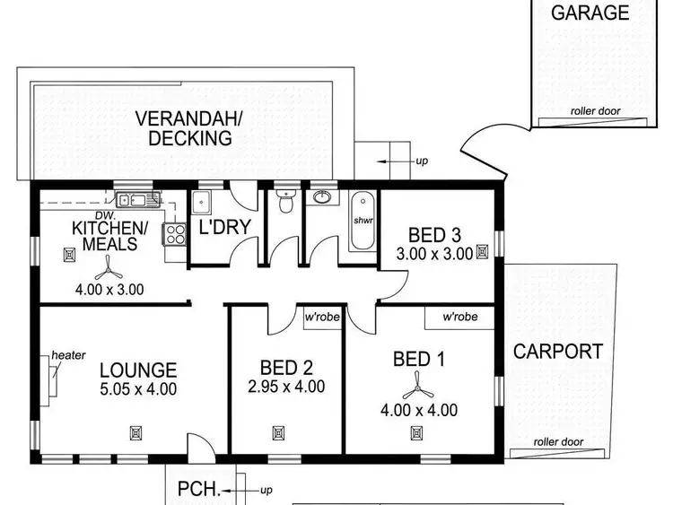 Floorplan of Homely house listing, 10 Windemere Street, Seacombe Gardens SA 5047
