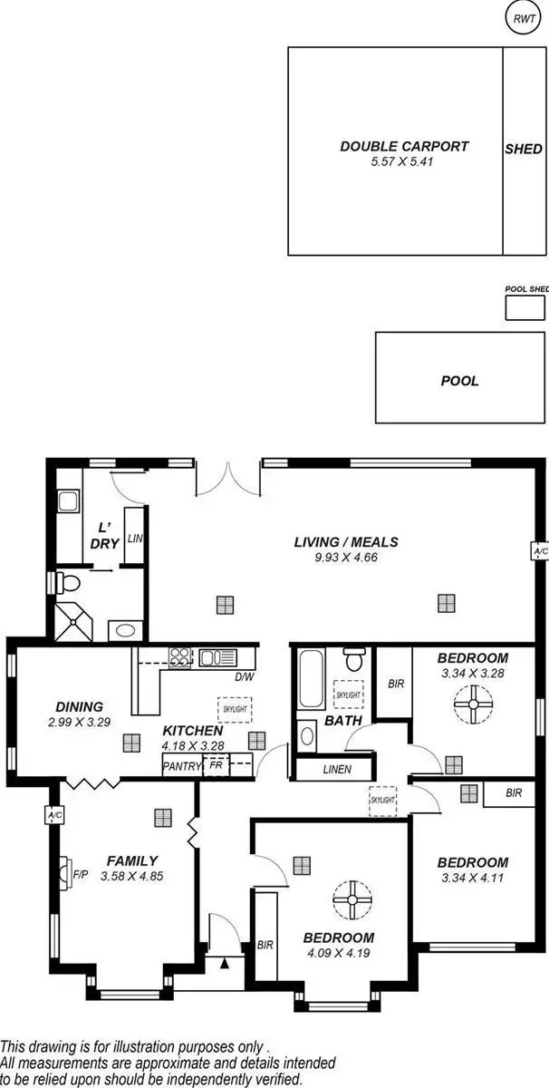 Floorplan of Homely house listing, 9A Marlborough Street, Brighton SA 5048
