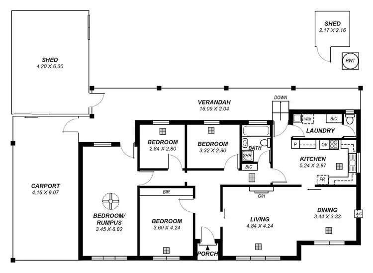 Floorplan of Homely house listing, 21 Strathmore Terrace, Brighton SA 5048