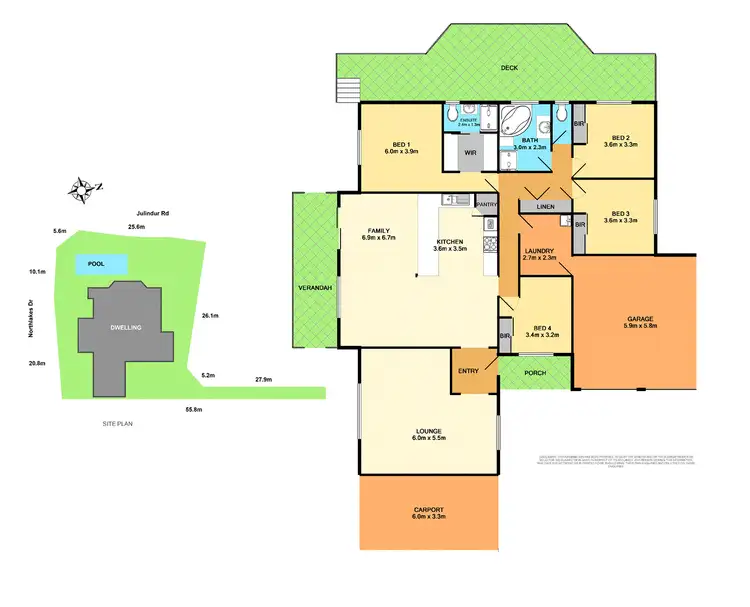 Floorplan of Homely house listing, 2 Julindur Road, Cameron Park NSW 2285