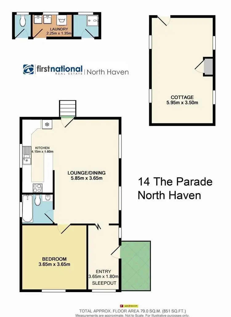 Floorplan of Homely house listing, 14 The Parade, North Haven NSW 2443