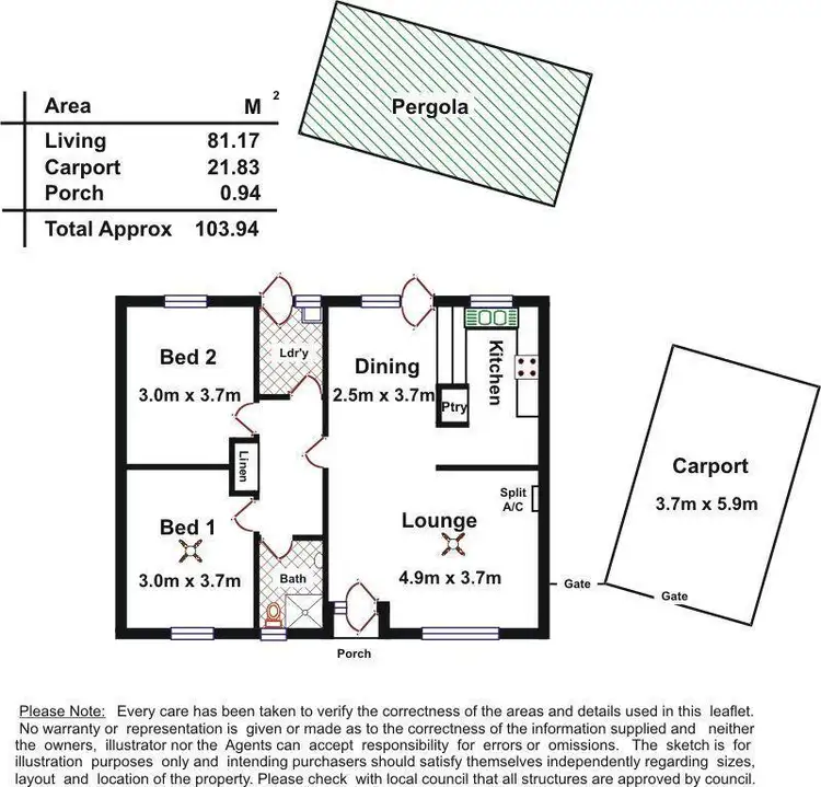 Floorplan of Homely house listing, 8 Nathan Court, Kidman Park SA 5025