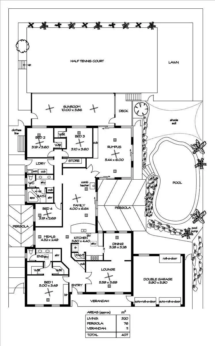 Floorplan of Homely house listing, 7 Broughton Place, Greenwith SA 5125