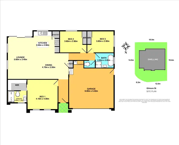 Floorplan of Homely house listing, 3B Gilmore Street, Cameron Park NSW 2285
