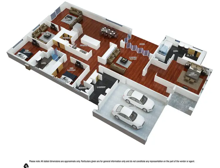 Floorplan of Homely house listing, 6 Parkfield Court, Deer Park VIC 3023