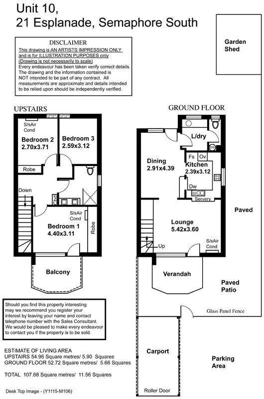 Floorplan of Homely house listing, 10/21 Esplanade, Semaphore South SA 5019