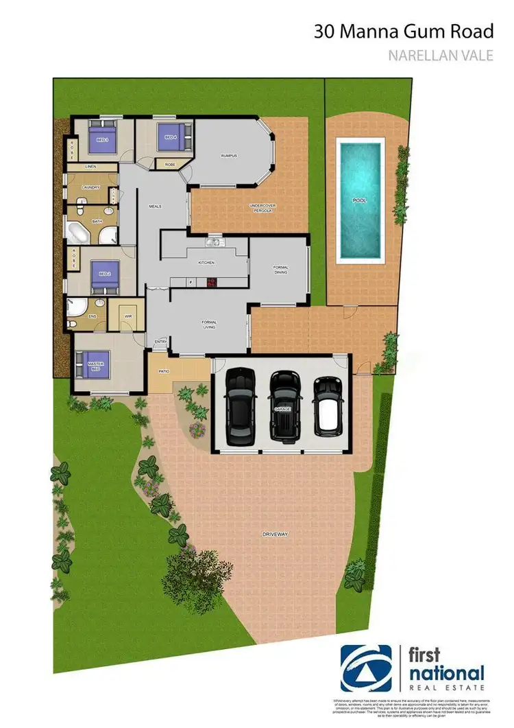 Floorplan of Homely house listing, 30 Manna Gum Road, Narellan Vale NSW 2567