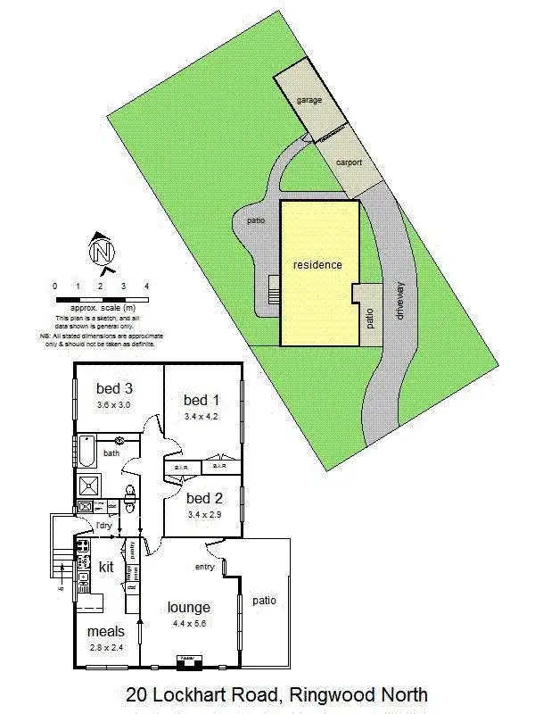 Floorplan of Homely house listing, 20 Lockhart Road, Ringwood North VIC 3134