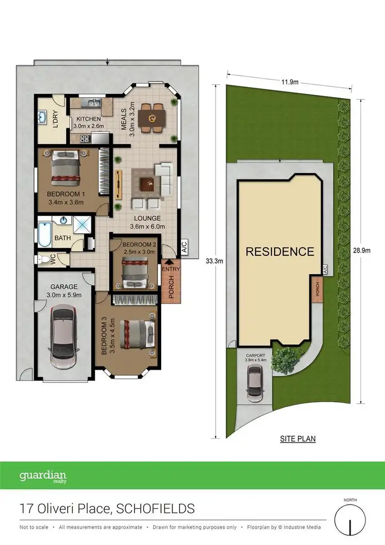 Floorplan of Homely house listing, 17 Oliveri Place, Schofields NSW 2762