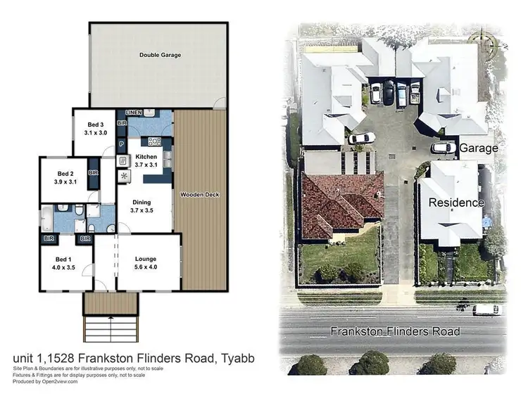 Floorplan of Homely unit listing, 1/1528 Frankston Flinders Road, Tyabb VIC 3913