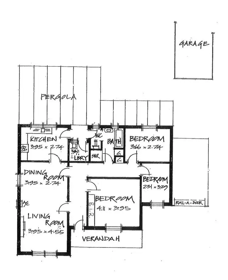 Floorplan of Homely house listing, 2 Roseberry Street, Daw Park SA 5041