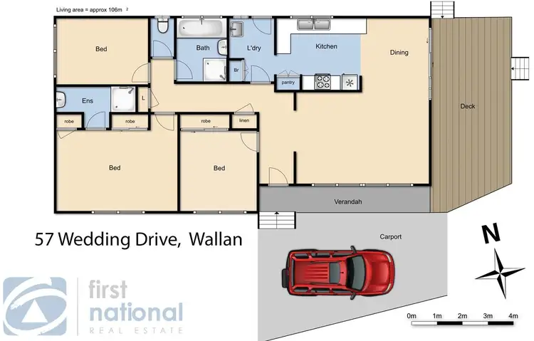 Floorplan of Homely house listing, 57 Wedding Drive, Wallan VIC 3756