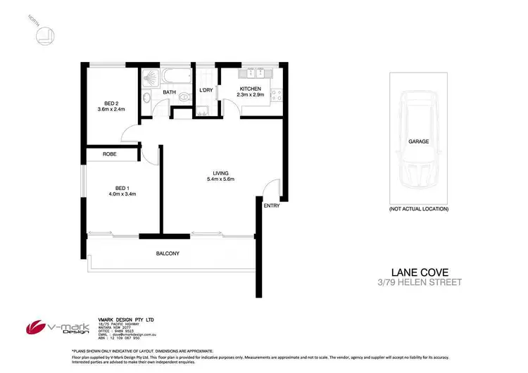 Floorplan of Homely apartment listing, 3/79-81 Helen Street, Lane Cove NSW 2066