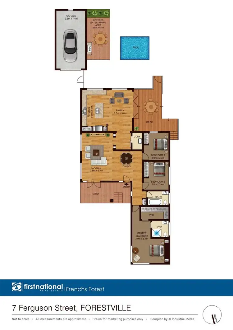 Floorplan of Homely house listing, 7 Ferguson Street, Forestville NSW 2087