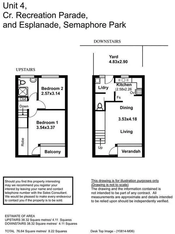 Floorplan of Homely townhouse listing, 4/403 Esplanade, Semaphore Park SA 5019