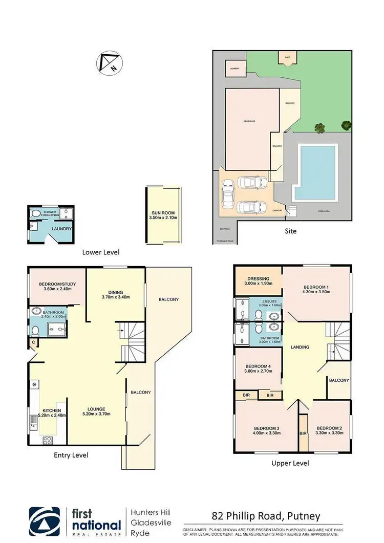 Floorplan of Homely house listing, 82 Phillip Road, Putney NSW 2112