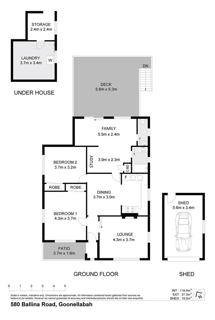 Floorplan of Homely house listing, 580 Ballina Road, Goonellabah NSW 2480