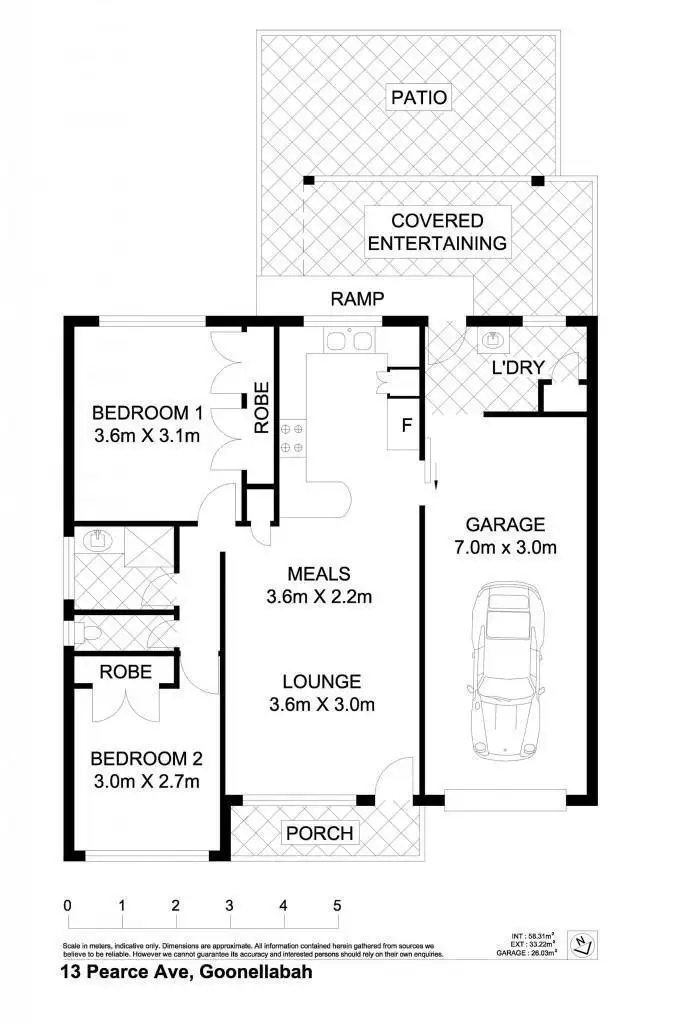 Floorplan of Homely unit listing, 13 Pearce Avenue, Goonellabah NSW 2480