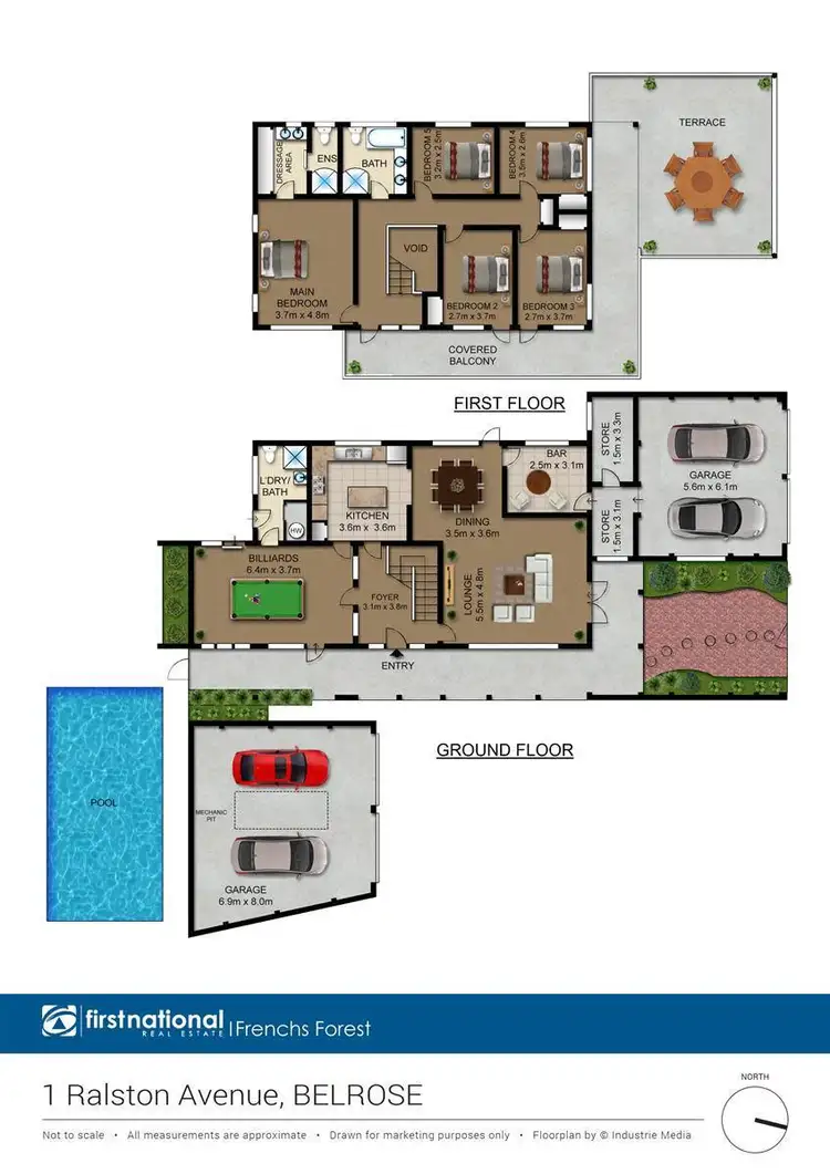 Floorplan of Homely house listing, 1 Ralston Avenue, Belrose NSW 2085