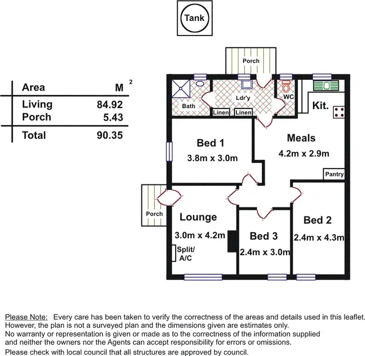Floorplan of Homely house listing, 47 Enterprise Road, Elizabeth East SA 5112
