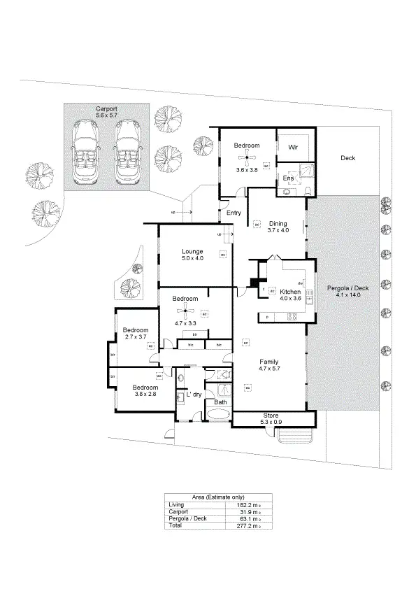 Floorplan of Homely house listing, 16 Simcock Street, West Beach SA 5024