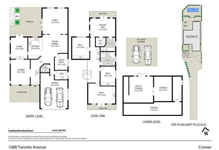 Floorplan of Homely house listing, 108B Toronto Avenue, Cromer NSW 2099
