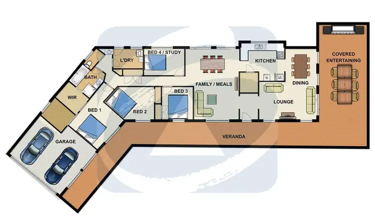 Floorplan of Homely house listing, 16 Stormbridge Court, Daisy Hill QLD 4127