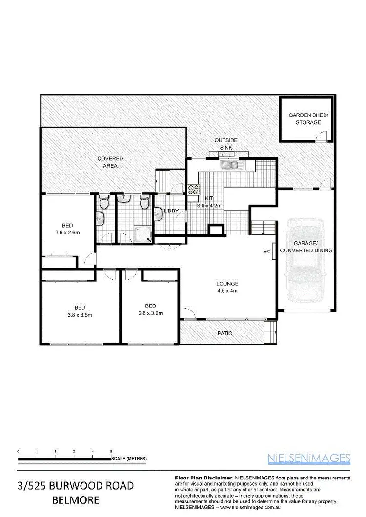 Floorplan of Homely house listing, 3/525 Burwood Road, Belmore NSW 2192