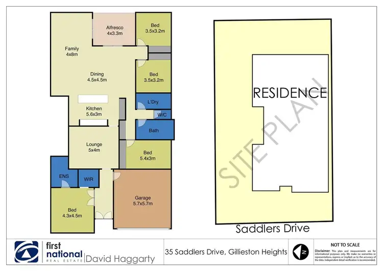Floorplan of Homely house listing, 35 Saddlers Drive,, Gillieston Heights NSW 2321