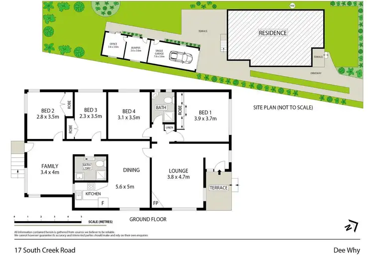 Floorplan of Homely house listing, 17 South Creek Road, Dee Why NSW 2099