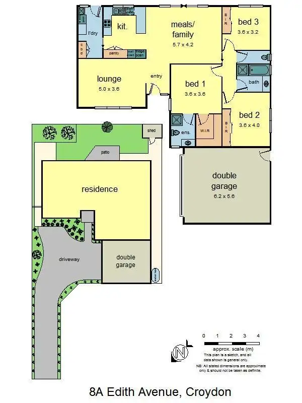 Floorplan of Homely house listing, 8a Edith Avenue, Croydon VIC 3136
