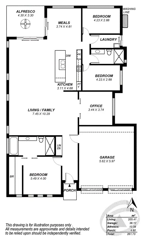 Floorplan of Homely house listing, 12 Highland Street, Mount Barker SA 5251