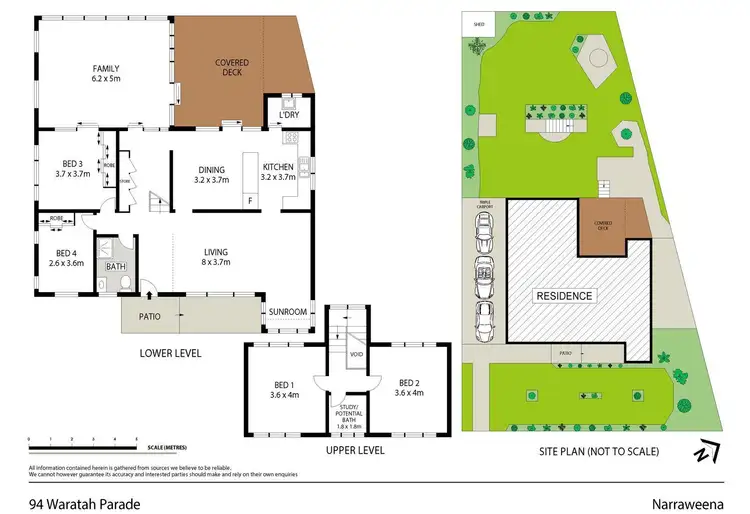 Floorplan of Homely house listing, 94 Waratah Parade, Narraweena NSW 2099