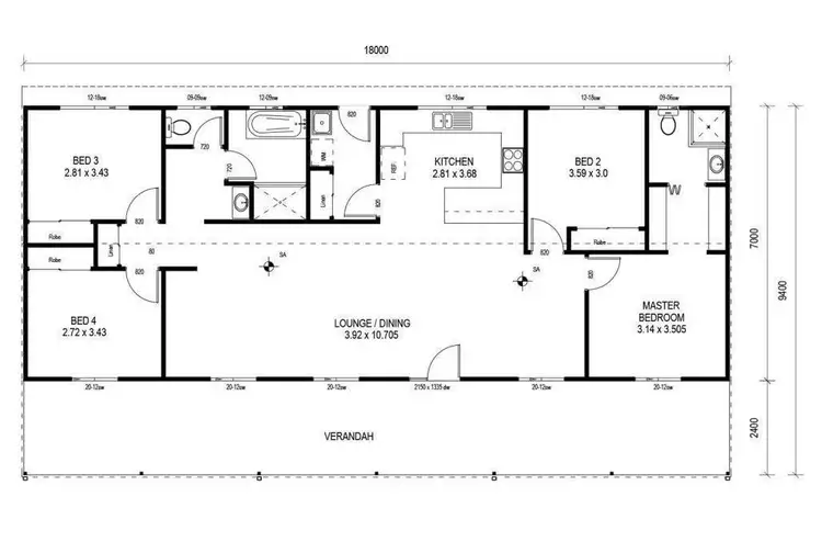 Floorplan of Homely rural property listing, 254 North Island Loop Road, Upper Orara NSW 2450