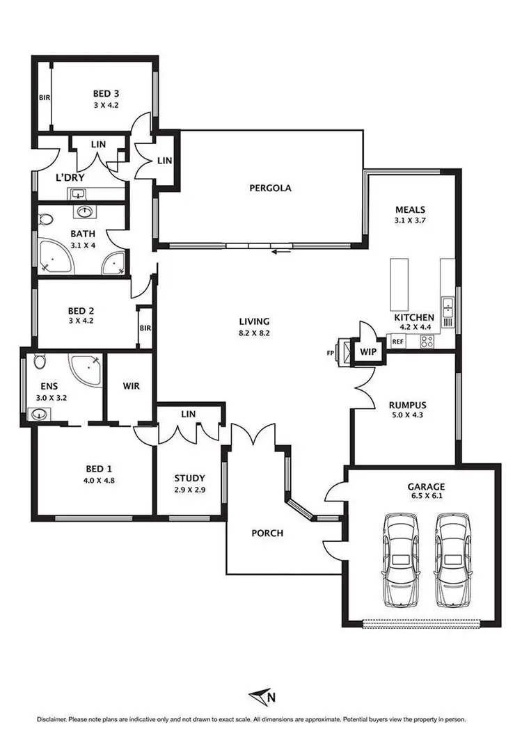 Floorplan of Homely house listing, 42 Highgrove Drive, Sunbury VIC 3429