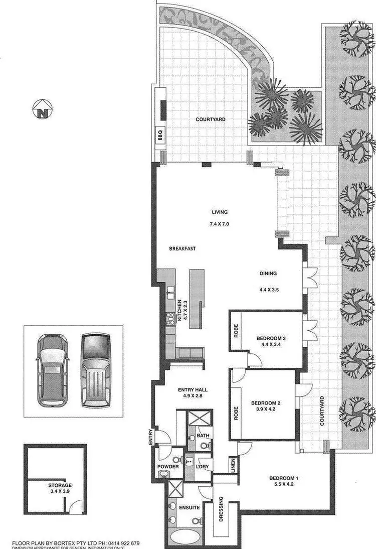 Floorplan of Homely apartment listing, 1/18 - 22 Bundarra Road, Bellevue Hill NSW 2023